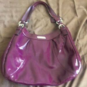 Purple Coach Hand Bag